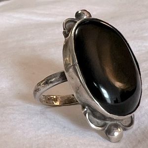 Black Onyx Cocktail Ring